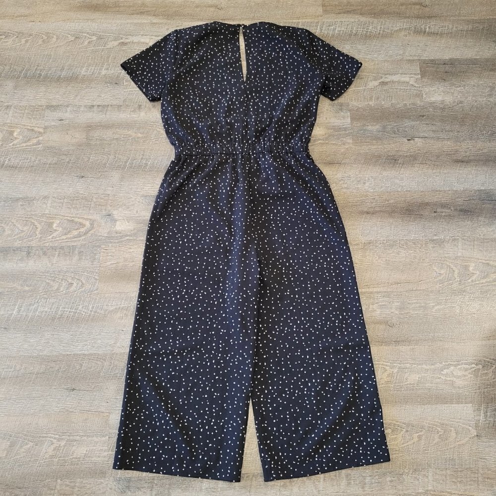 ICHI | Bright Polka Dot Short Sleeve Jumpsuit | Sz. L - Picture 6 of 9